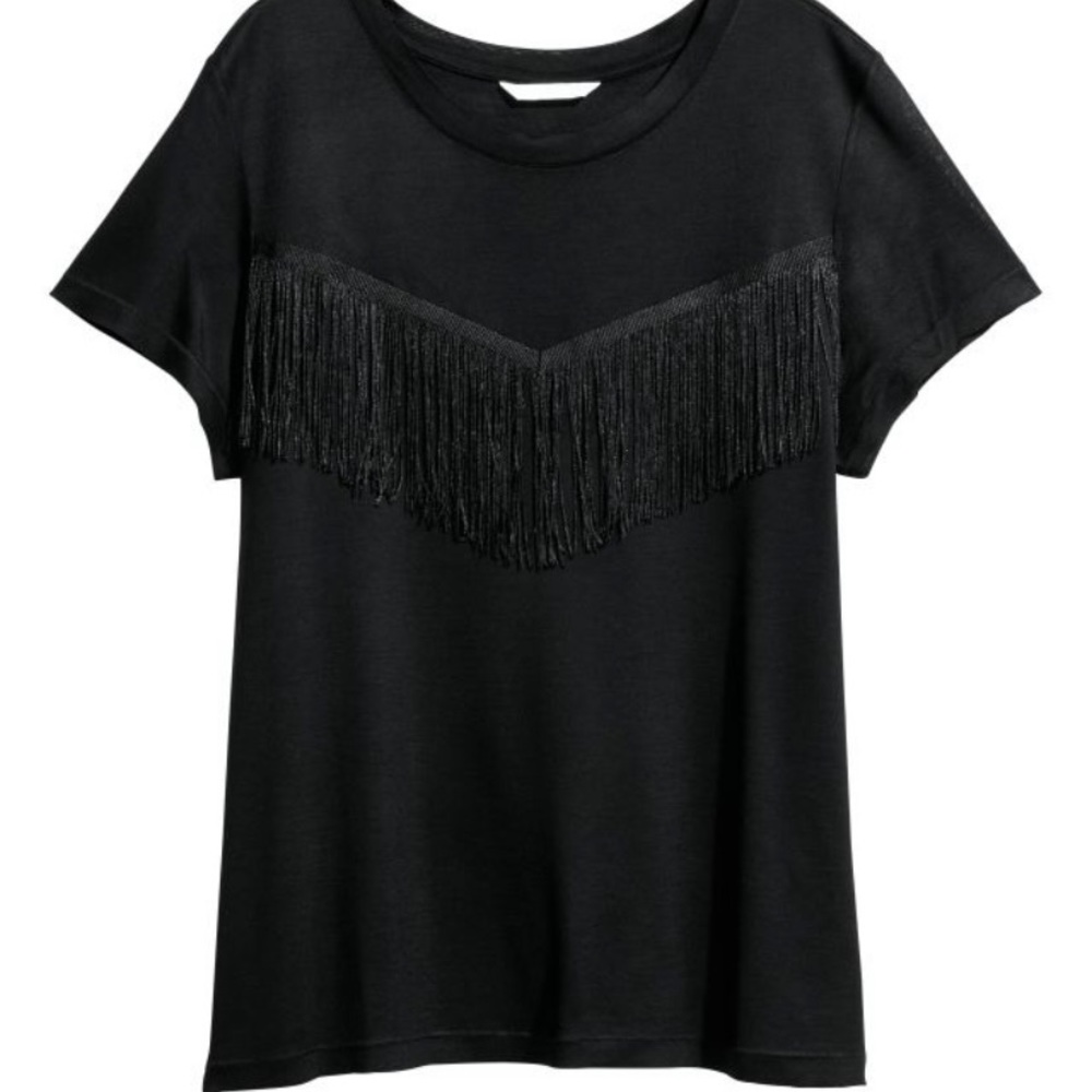 H&M Fringe Tee